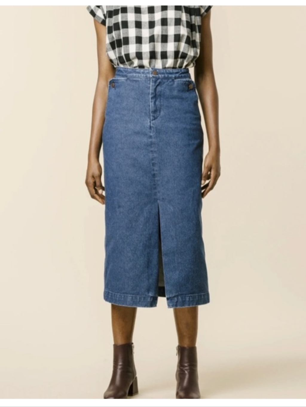 Carleen Lindsay Denim Skirt